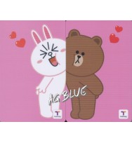 韓國 Line friends Tmoney 交通卡 (兔兔 & 熊大) 一套2張 (盒裝)